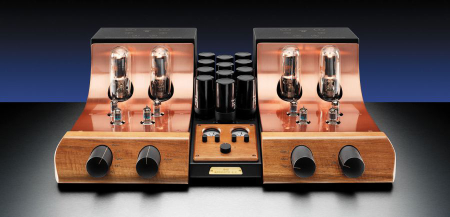 Unison Research Absolute 845 Class A tube integrated amplifier front