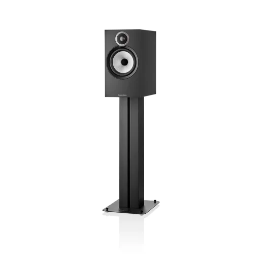 Bowers and Wilkins 606 S3 Black on FS-600 Stands