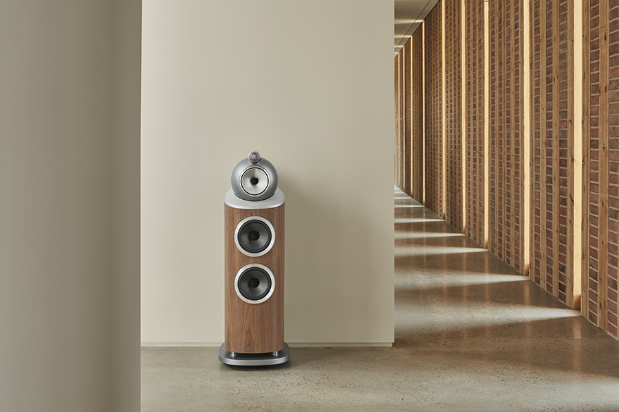 Bowers & Wilkins 802 D4 Satin Walnut Floor Standing Speakers