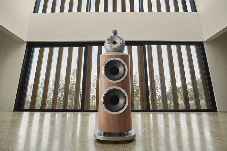 Bowers & Wilkins 801 D4 Satin Walnut Floor Standing Speakers