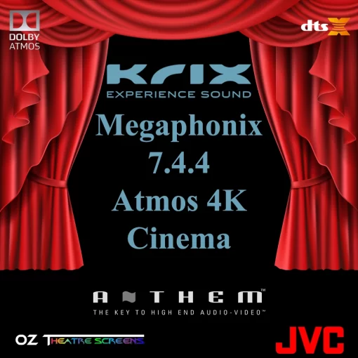 Krix Megaphonix 7.4.4 Atmos 4K Cinema Package