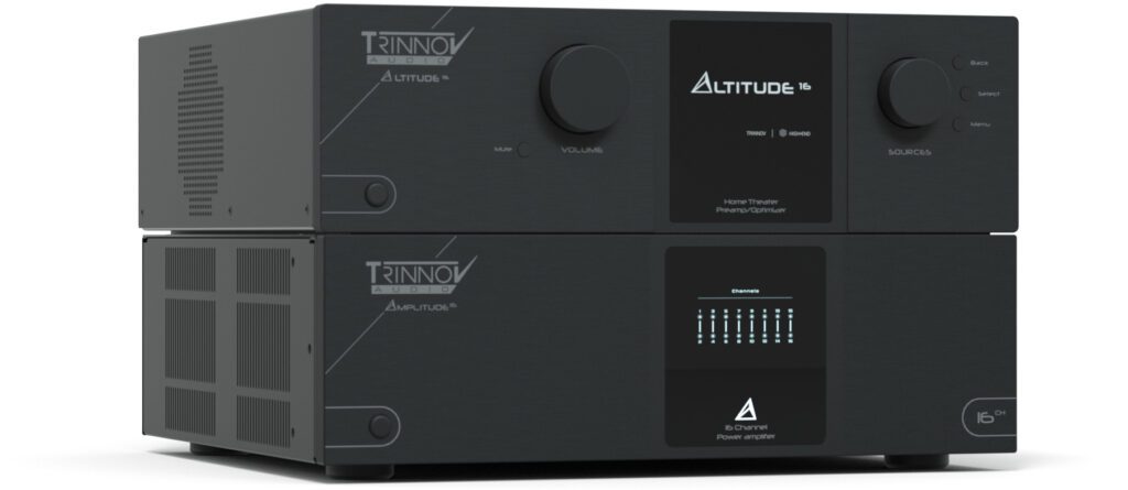 Trinnov Altitude 16 with Amplitude 16 multi channel power amplifier