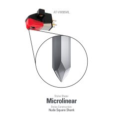 Audio Technica AT-VM95ML Moving Magnet Cartridge Microlinear